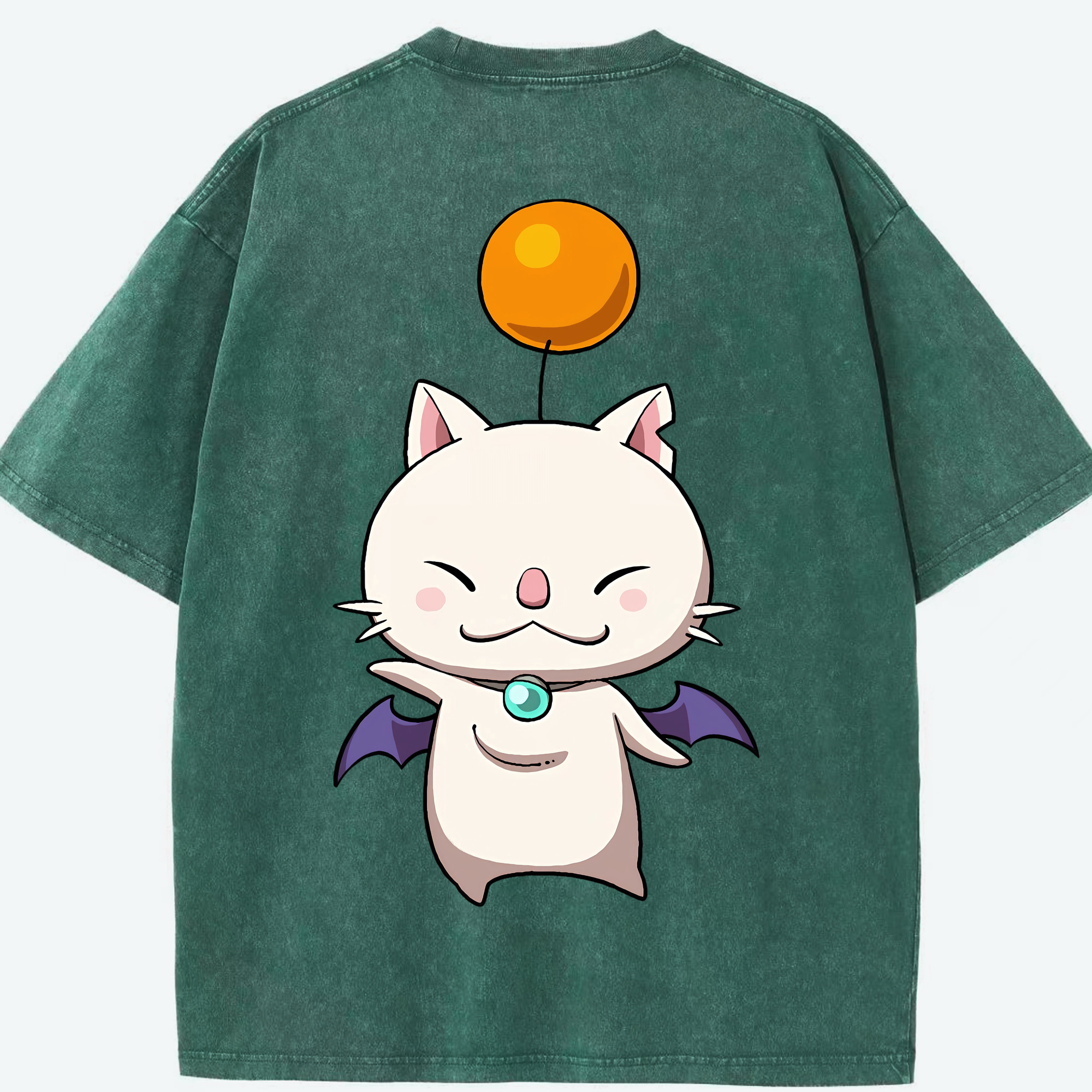 （画像用） 妖怪ウォッチ Yo-kai Watch 綿100% ヴィンテージ風 半袖Tシャツ（背面プリント）